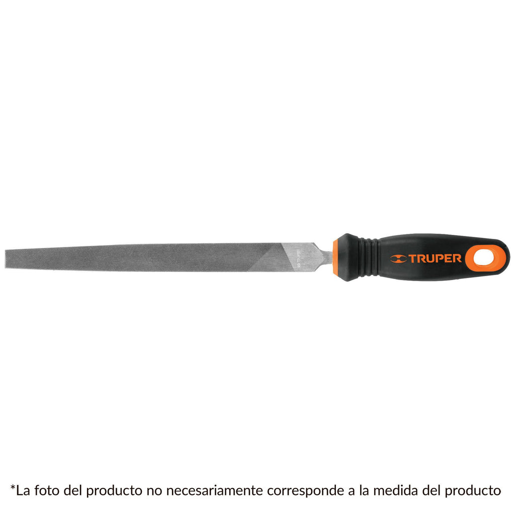  Lima plana muza 6' con mango doble inyección