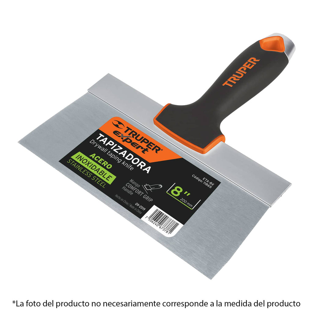 Espátula tapizadora, 12', Truper Expert