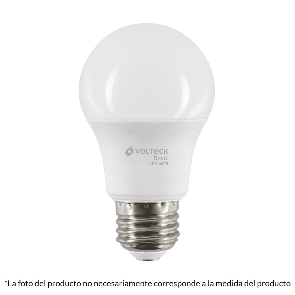 Lámpara LED, A19, 10 W, luz de día, Volteck Basic