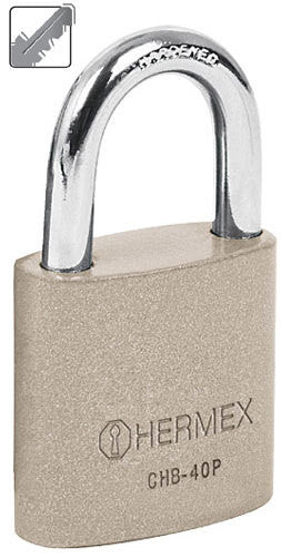 CANDADO DE HIERRO, 40 MM, BLISTER, HERMEX BASIC