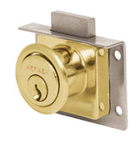 CERRADURA PARA MUEBLE, MODELO 24, LATÓN