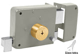 CERRADURA SOBREPONER, MOD.760 IZQ, LLAVE TETRA, EN BLISTER