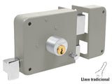 CERRADURA SOBREPONER, MODELO 750, IZQUIERDA, BLISTER