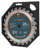 SIERRA CIRCULAR P/MADERA 8-1/4', 40 DIENTES, CENTRO 5/8