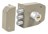 CERRADURA SOBREPONER, MODELO 775, LLAVE PUNTOS, 3 BARRAS