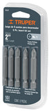 PUNTAS PHILLIPS #1, LARGO 2', BLISTER CON 5 PZAS