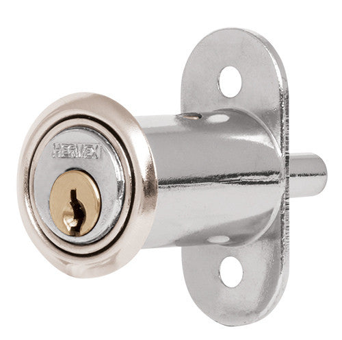 CERRADURA PARA MUEBLE, MODELO 20, CROMO