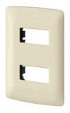 PLACA DE PLÁSTICO, DOBLE, LÍNEA ITALIANA, VOLTECH