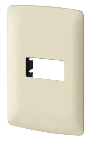 PLACA DE PLÁSTICO, SENCILLA, LÍNEA ITALIANA, VOLTECH