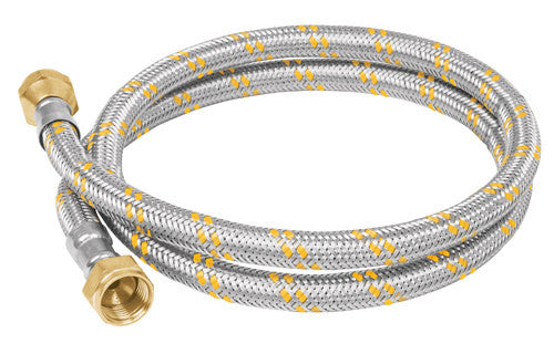MANGUERA FLEXIBLE DE ACERO INOXIDABLE PARA GAS 100 CM
