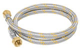 MANGUERA FLEXIBLE DE ACERO INOXIDABLE PARA GAS 100 CM