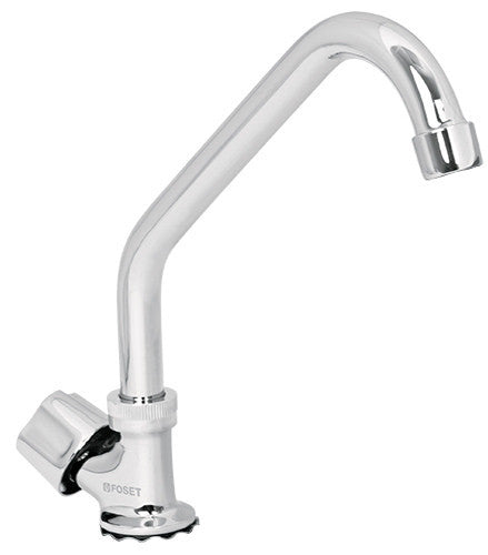 LLAVE INDIVIDUAL DE LATÓN CROMADO PARA FREGADERO