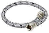 MANGUERA FLEXIBLE PARA LAVABO, 40 CM, ACERO INOXIDABLE