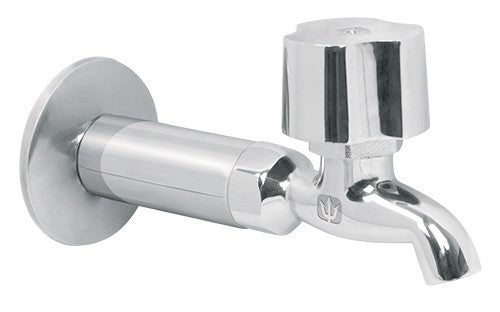 LLAVE PARA FREGADERO CON NIPLE Y CHAPETÓN