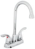 MEZCLADORA P/LAVABO DE 4"" TIPO BAR AERO