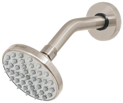 REGADERA DE LATÓN, 4', CON BRAZO, SATINADO, ELEMENT