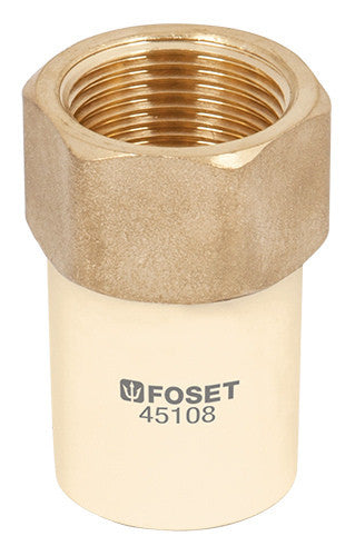 ADAP HEMBRA CPVC C/INSERTO METALICO 19MM