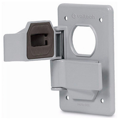 PLACA DE PLÁSTICO PARA INTEMPERIE, DOBLE, STANDARD, VOLTECH