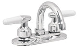MEZCLADORA PARA LAVABO, CUELLO CURVO, MANERALES TIPO