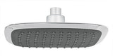 REGADERA CON CABEZA CUADRADA DE ABS 8"", SIN BRAZO