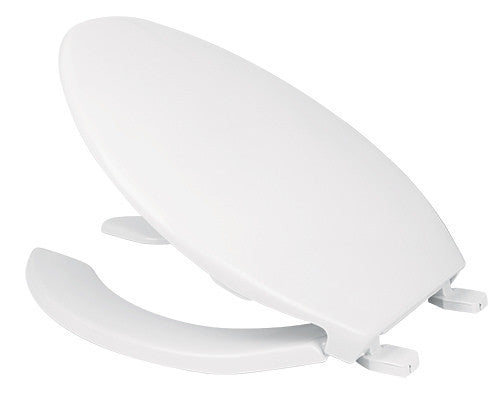 ASIENTO PARA WC, ELONGADO BLANCO