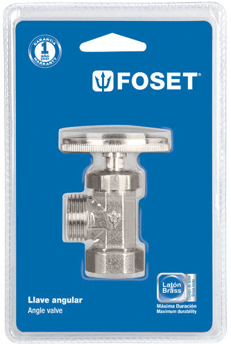 LLAVE ANGULAR 1/2 X 1/2 EN BLISTER