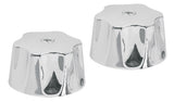 JUEGO 2 MANERALES PARA LAVABO Y FREGADERO, TIPO CUBO, BASIC
