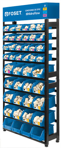 RACK CON CONEXIONES CPVC FOSET