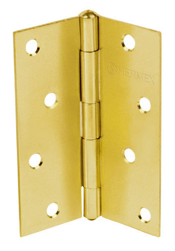 BISAGRA 3' ACERO LATONADO
