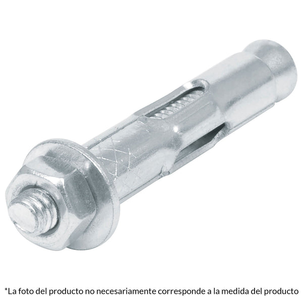 Taquete de expansión, 5/8' con tornillo, caja 25 piezas