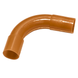 ELEC CODO POLIDUCTO NARANJA 3/4""
