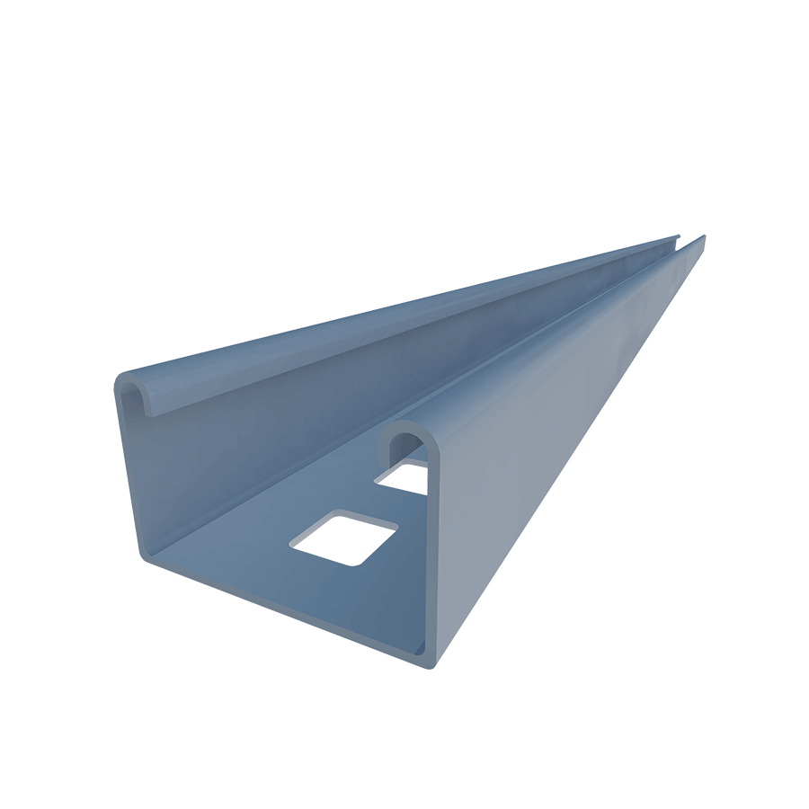 ANCLO UNICANAL ELECTRICO SOLIDO CAL.16 4X2CM 3 MT