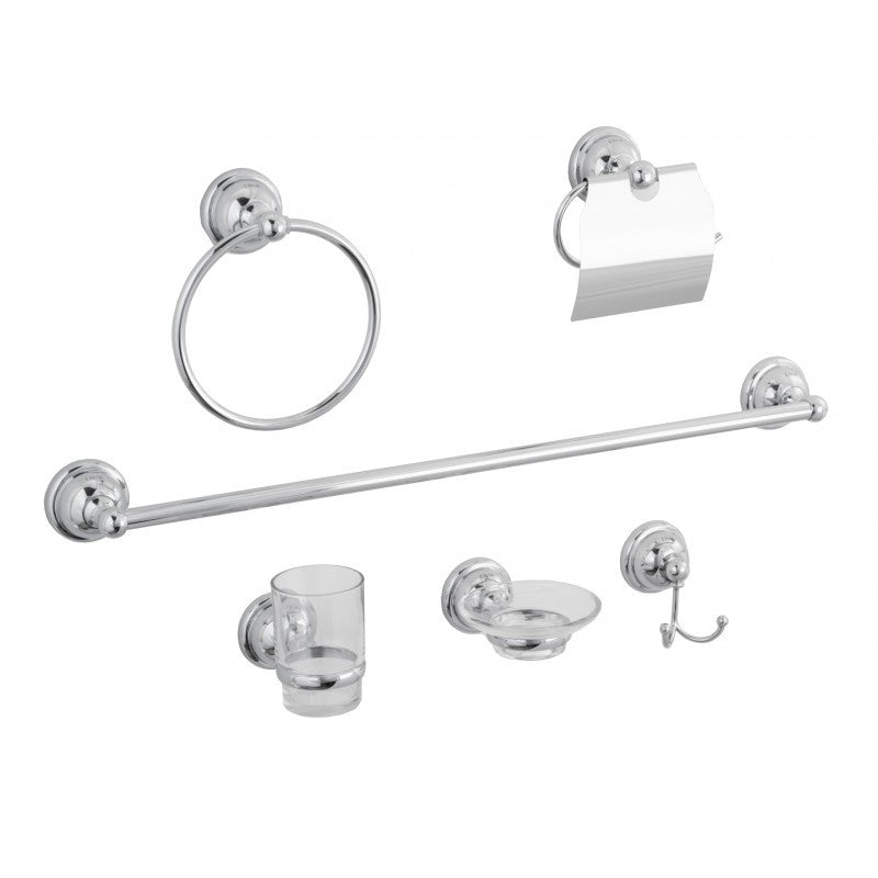URREA 1400 JUEGO ACCESORIOS CROMO
