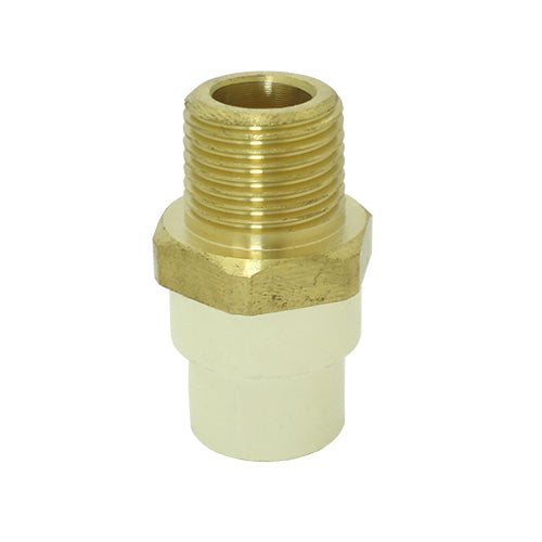 FLOWGUARD CPVC ADAPTADOR MACHO BRONCE 1/2¨