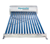 AQUASOLAR CALENTADOR SOLAR ACERO INOXIDABLE 10 TUBOS 120 LTS (BAJA PRESION)