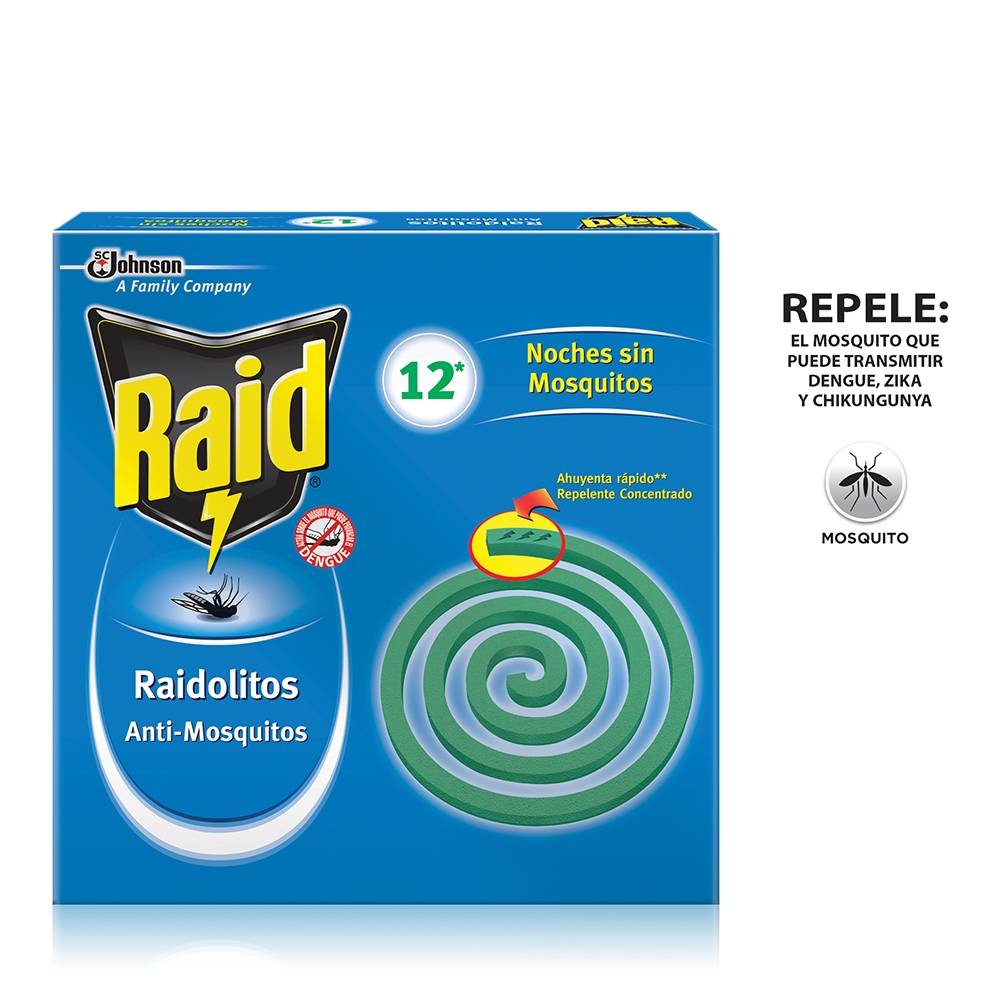 RAID RAIDOLITOS 150GR ASPIRALES